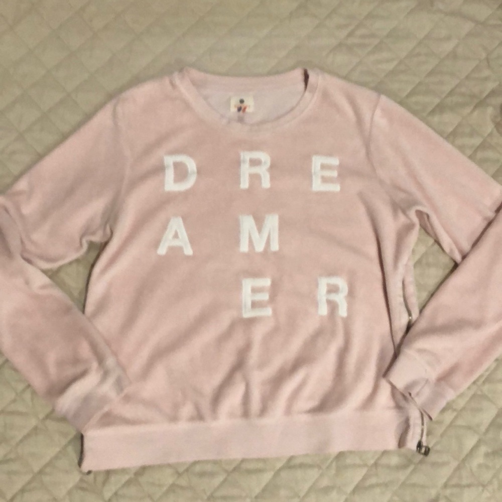 Sundry Anthropologie Velour Sweatshirt Medium